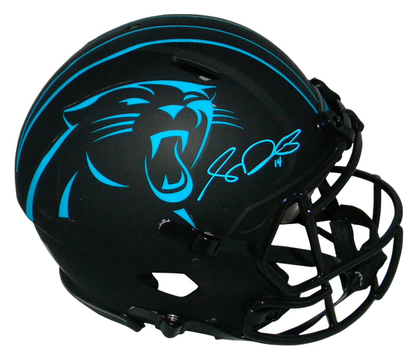SAM DARNOLD SIGNED CAROLINA PANTHERS ECLIPSE AUTHENTIC SPEED HELMET BECKETT