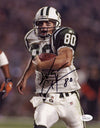 WAYNE CHREBET AUTOGRAPHED NEW YORK JETS 8x10 PHOTO JSA