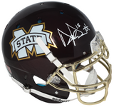 DAK PRESCOTT SIGNED MISSISSIPPI STATE BULLDOGS MAROON CHROME AUTHENTIC HELMET