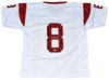 AMON-RA ST BROWN SIGNED AUTOGRAPHED USC TROJANS #8 WHITE JERSEY BECKETT