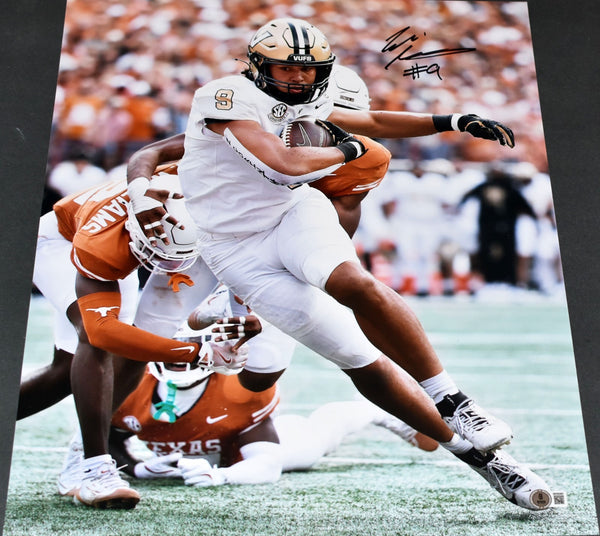ELI STOWERS AUTOGRAPHED VANDERBILT COMMODORES 16X20 PHOTO BECKETT