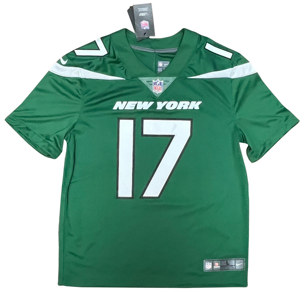 GARRETT WILSON SIGNED NEW YORK JETS #17 GREEN NIKE LIMITED JERSEY FANATICS