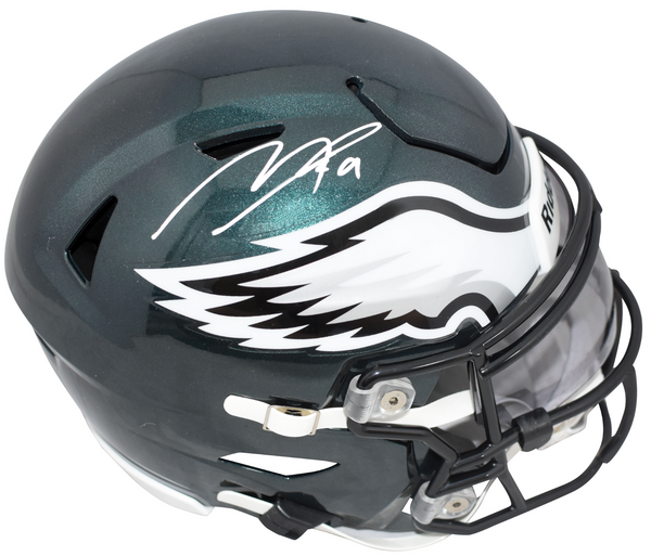 MAKAI LEMON SIGNED PHILADELPHIA EAGLES SPEEDFLEX MIDI HELMET BECKETT