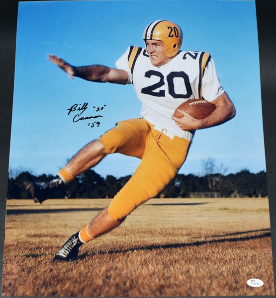 BILLY CANNON AUTOGRAPHED LSU TIGERS 16x20 PHOTO JSA