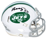 QUINCY WILLIAMS AUTOGRAPHED NEW YORK JETS WHITE SPEED MINI HELMET BECKETT