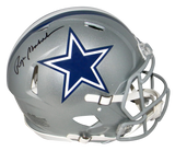 ROGER STAUBACH SIGNED DALLAS COWBOYS FULL SIZE SPEED AUTHENTIC HELMET BECKETT