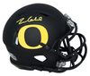DILLON GABRIEL AUTOGRAPHED OREGON DUCKS BLACK SPEED MINI HELMET BECKETT