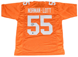 OMARR NORMAN-LOTT SIGNED TENNESSEE VOLUNTEERS #55 ORANGE JERSEY BECKETT