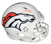 JERRY JEUDY SIGNED DENVER BRONCOS FLAT WHITE FULL SIZE AUTHENTIC HELMET BECKETT