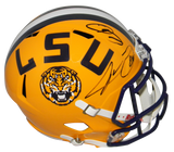 ODELL BECKHAM JR & JARVIS LANDRY SIGNED LSU TIGERS FULL SIZE SPEED HELMET JSA