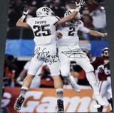 JOHNNY MANZIEL & RYAN SWOPE SIGNED TEXAS A&M AGGIES COTTON BOWL 16x20 PHOTO JSA