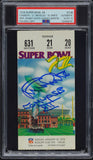 RANDY WHITE SIGNED 1978 SUPER BOWL XII 12 TICKET DALLAS COWBOYS PSA AUTO 10