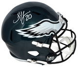 BRIAN DAWKINS SIGNED PHILADELPHIA EAGLES FULL SIZE SPEED HELMET BECKETT