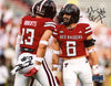 BEN ROBERTS & JOHN CURRY SIGNED TEXAS TECH RED RAIDERS 8x10 PHOTO COA