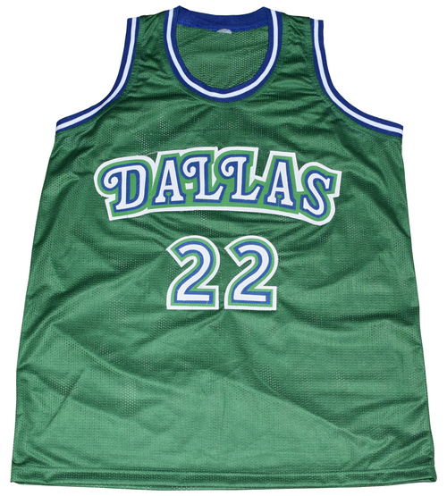DALLAS MAVERICKS ROLANDO BLACKMAN SIGNED #22 GREEN BASKETBALL JERSEY TRISTAR