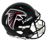 KYLE PITTS AUTOGRAPHED SIGNED ATLANTA FALCONS AUTHENTIC SPEED HELMET BECKETT