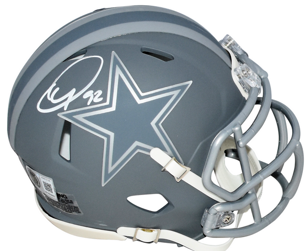 QUINNEN WILLIAMS SIGNED DALLAS COWBOYS SLATE SPEED MINI HELMET BECKETT