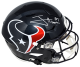 JAYDEN HIGGINS SIGNED HOUSTON TEXANS AUTHENTIC SPEEDFLEX HELMET BECKETT