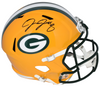 JOSH JACOBS AUTOGRAPHED GREEN BAY PACKERS FULL SIZE SPEED HELMET JSA