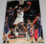 DAVID ROBINSON SIGNED AUTOGRAPHED SAN ANTONIO SPURS 16x20 PHOTO JSA