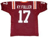 KYLE FULLER SIGNED AUTOGRAPHED VIRGINIA TECH HOKIES #17 MAROON JERSEY FANATICS