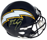 LADD McCONKEY SIGNED LOS ANGELES CHARGERS NAVY FULL SIZE SPEED HELMET BECKETT