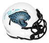 JAMES ROBINSON SIGNED JACKSONVILLE JAGUARS LUNAR SPEED MINI HELMET BECKETT