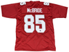 TREY McBRIDE AUTOGRAPHED SIGNED ARIZONA CARDINALS #85 RED JERSEY BECKETT
