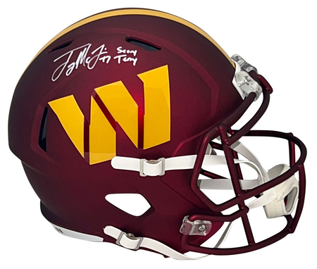 TERRY McLAURIN SIGNED WASHINGTON COMMANDERS AUTHENTIC SPEED HELMET BECKETT