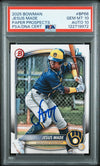 JESUS MADE SIGNED 2025 BOWMAN PAPER 1ST ROOKIE RC GEM MINT PSA 10 AUTO 10