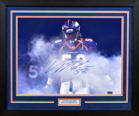 BRIAN CUSHING AUTOGRAPHED HOUSTON TEXANS 16x20 FRAMED PHOTO COA