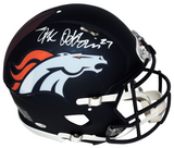 JK DOBBINS AUTOGRAPHED DENVER BRONCOS AUTHENTIC SPEED HELMET JSA