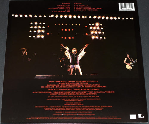 OZZY OSBOURNE AUTOGRAPHED SIGNED BLIZZARD OF OZZ VINYL ALBUM LP BECKETT