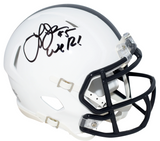 LARRY JOHNSON AUTOGRAPHED PENN STATE NITTANY LIONS SPEED MINI HELMET JSA