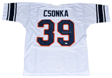 LARRY CSONKA SIGNED SYRACUSE ORANGE #39 WHITE THROWBACK JERSEY JSA