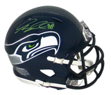 GREG OLSEN SIGNED AUTOGRAPHED SEATTLE SEAHAWKS SPEED MINI HELMET BECKETT