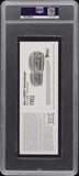 PATRICK MAHOMES SIGNED 2016 TEXAS TECH TICKET VS OU NCAA RECORD PSA 9 AUTO 10