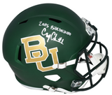 COREY COLEMAN SIGNED BAYLOR BEARS FULL SIZE SPEED HELMET W/ 2015 BILETNIKOFF