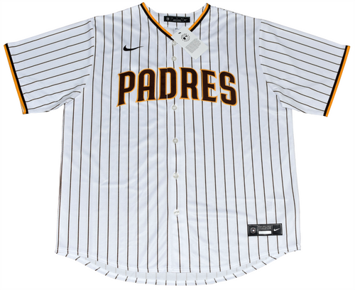 JACKSON MERRILL SIGNED SAN DIEGO PADRES #3 WHITE NIKE JERSEY W/ SLAM DIEGO