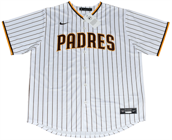 JACKSON MERRILL SIGNED SAN DIEGO PADRES #3 WHITE NIKE JERSEY W/ SLAM DIEGO