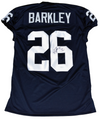 SAQUON BARKLEY SIGNED PENN STATE NITTANY LIONS #26 GAME CUT JERSEY JSA W/ WE ARE