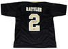 SPENCER RATTLER SIGNED NEW ORLEANS SAINTS #2 BLACK JERSEY BECKETT