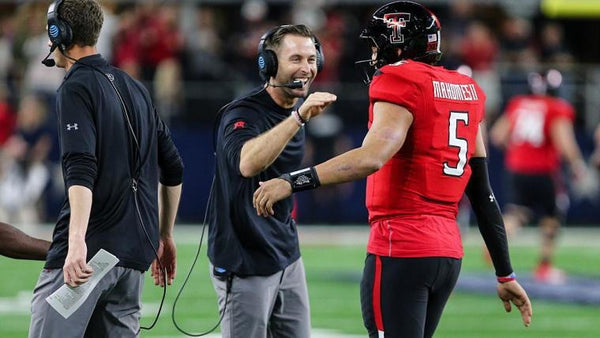 PATRICK MAHOMES SIGNED TEXAS TECH RED RAIDERS #5 UNDER ARMOUR TEAM ISSUED JERSEY