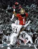 KELVIN BENJAMIN AUTOGRAPHED FLORIDA STATE SEMINOLES 8x10 SPOTLIGHT PHOTO