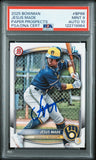 JESUS MADE SIGNED 2025 BOWMAN PAPER PROSPECTS 1ST ROOKIE RC PSA 9 AUTO 10