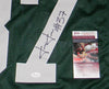 JOSH JACKSON AUTOGRAPHED GREEN BAY PACKERS #37 GREEN JERSEY JSA