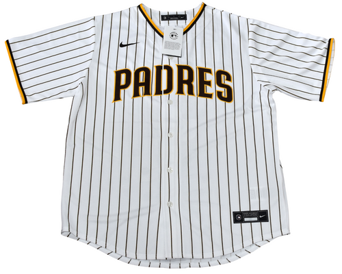 JACKSON MERRILL SIGNED SAN DIEGO PADRES #3 WHITE NIKE JERSEY MLB AUTH