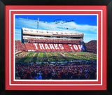 TOM OSBORNE AUTOGRAPHED NEBRASKA CORNHUSKERS 16x20 FRAMED PHOTO COA
