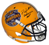 PATRICK QUEEN SIGNED LSU TIGERS 2019 NATIONAL CHAMPIONS F/S AUTHENTIC HELMET BAS