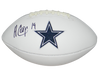 AMARI COOPER AUTOGRAPHED SIGNED DALLAS COWBOYS WHITE LOGO FOOTBALL JSA